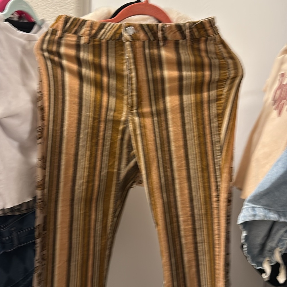 Dolls Kill Butterfly Print Jacket and Striped Pants Set - Picture 7 of 10